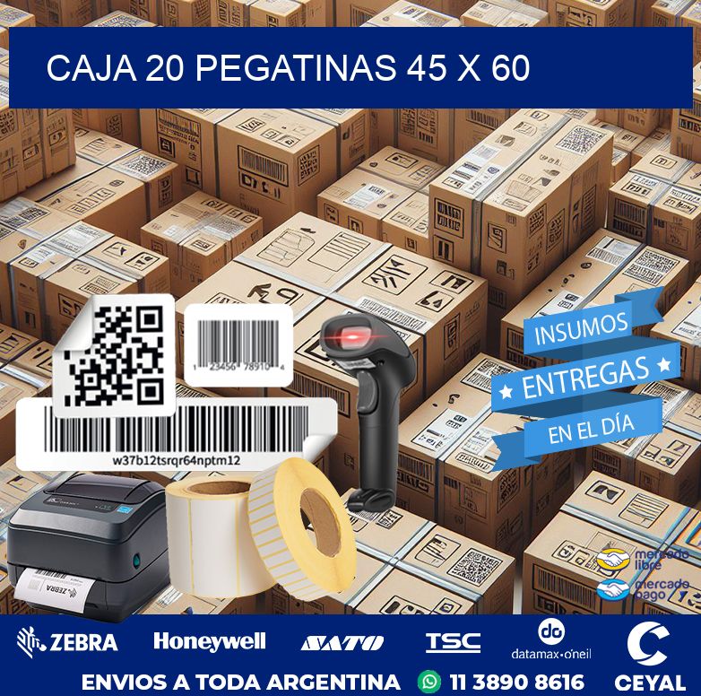 CAJA 20 PEGATINAS 45 x 60