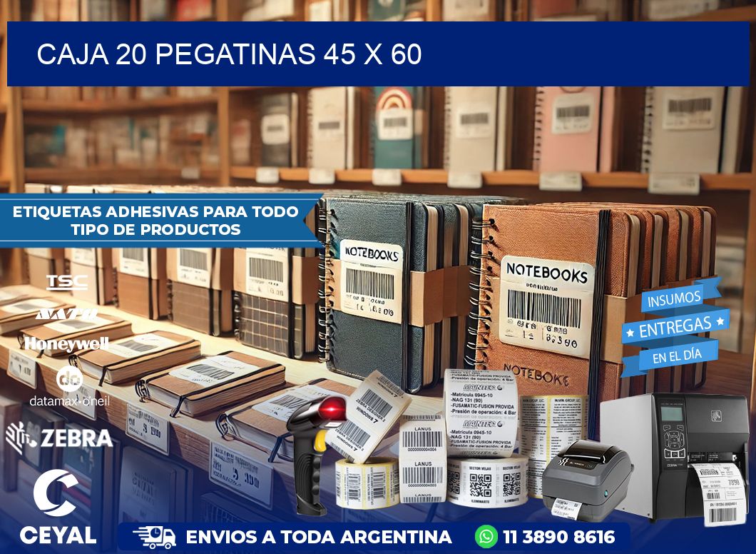 CAJA 20 PEGATINAS 45 x 60