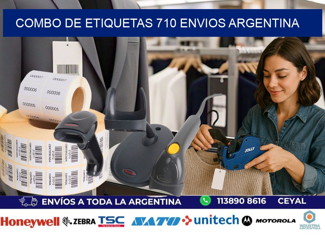 Combo de etiquetas 710 ENVIOS ARGENTINA