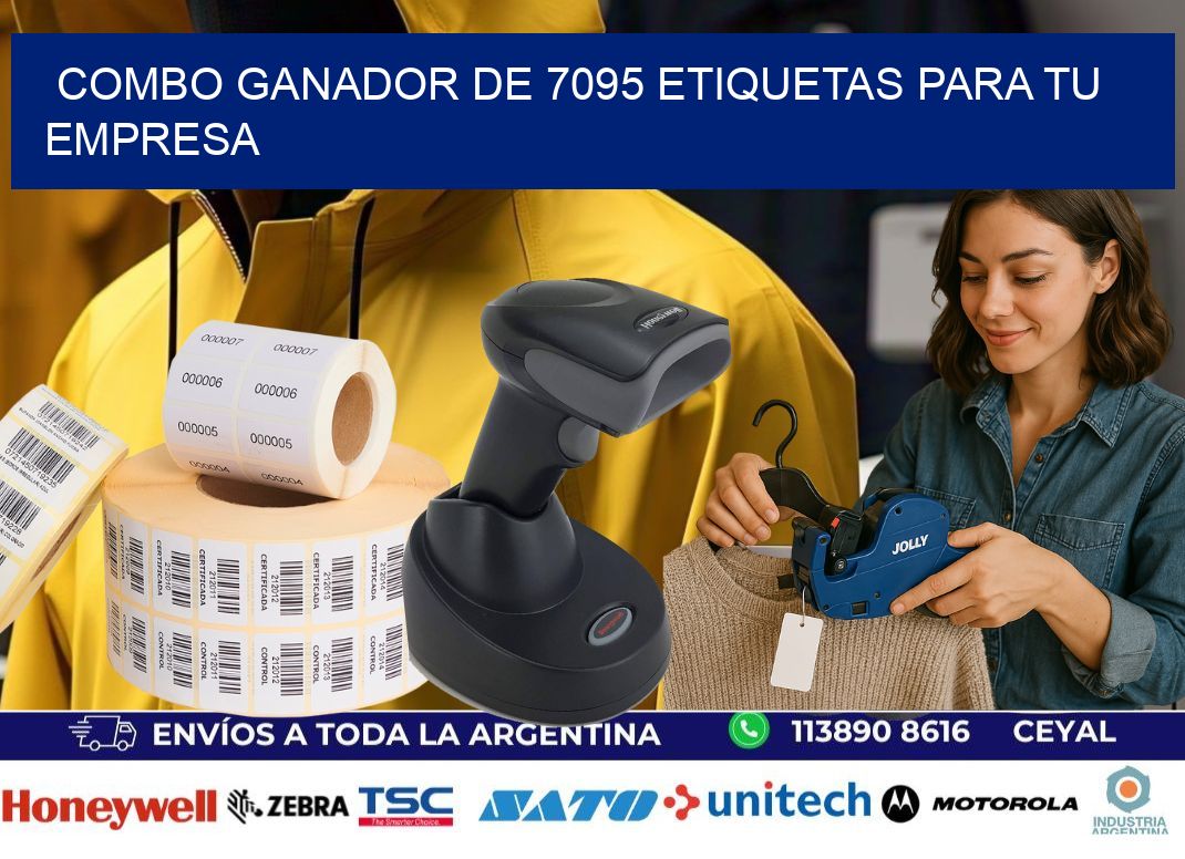 Combo ganador de 7095 etiquetas para tu empresa