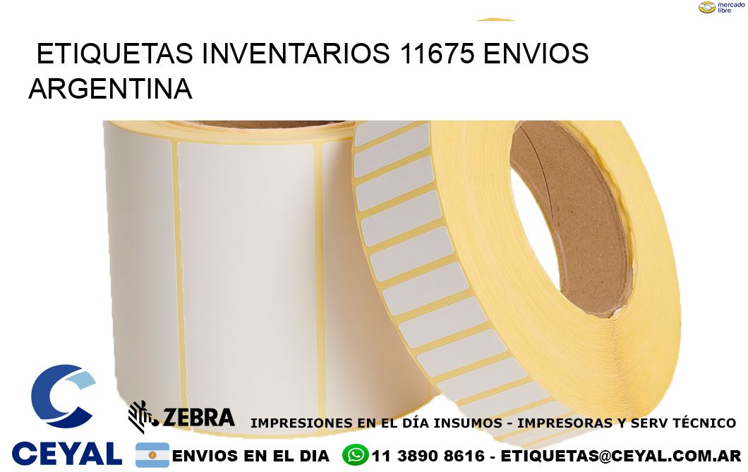 etiquetas inventarios 11675 ENVIOS ARGENTINA