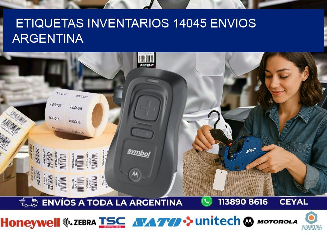 etiquetas inventarios 14045 ENVIOS ARGENTINA