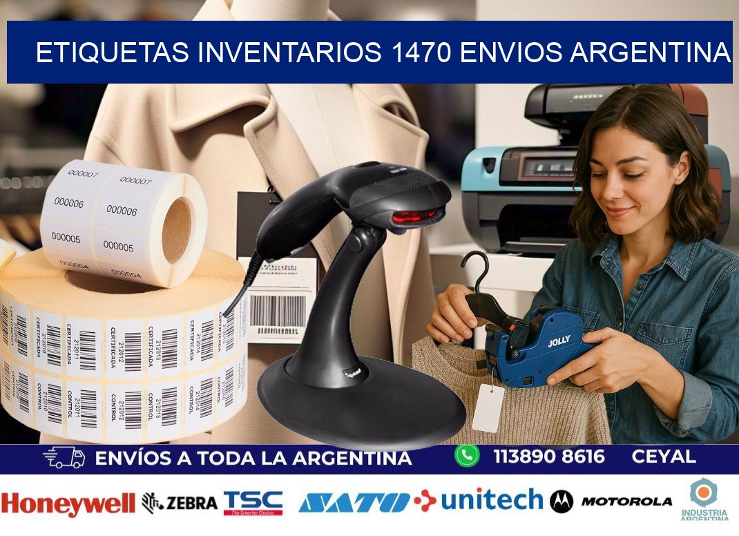 etiquetas inventarios 1470 ENVIOS ARGENTINA