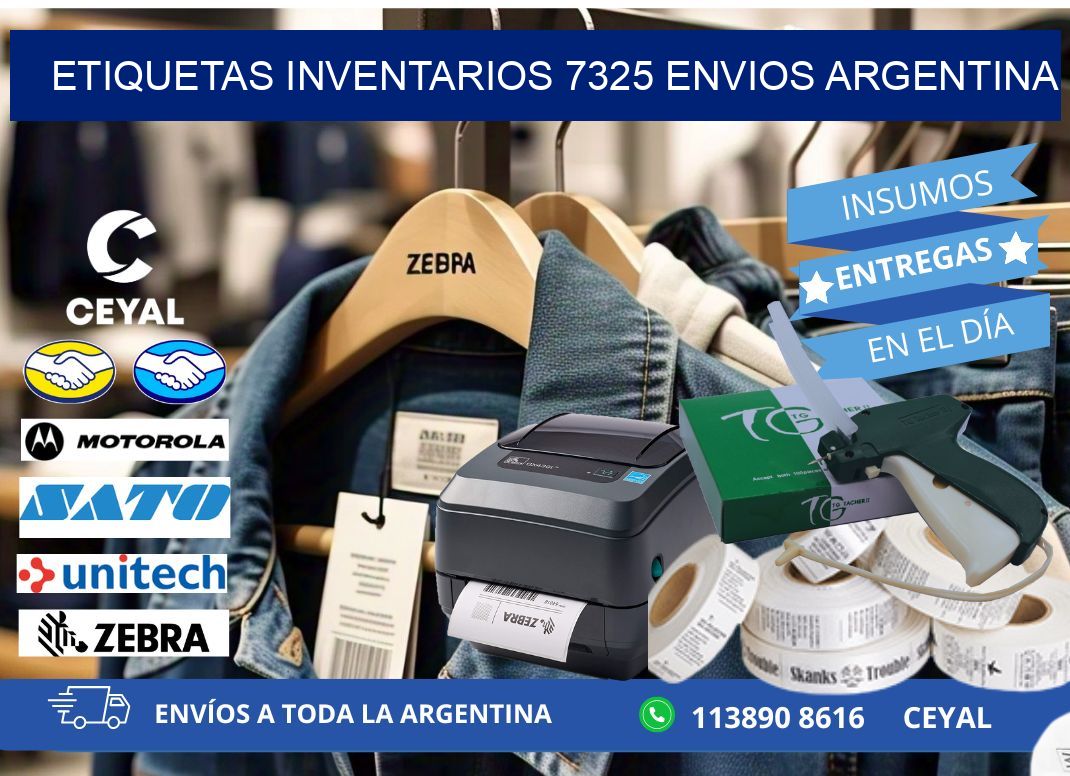 etiquetas inventarios 7325 ENVIOS ARGENTINA