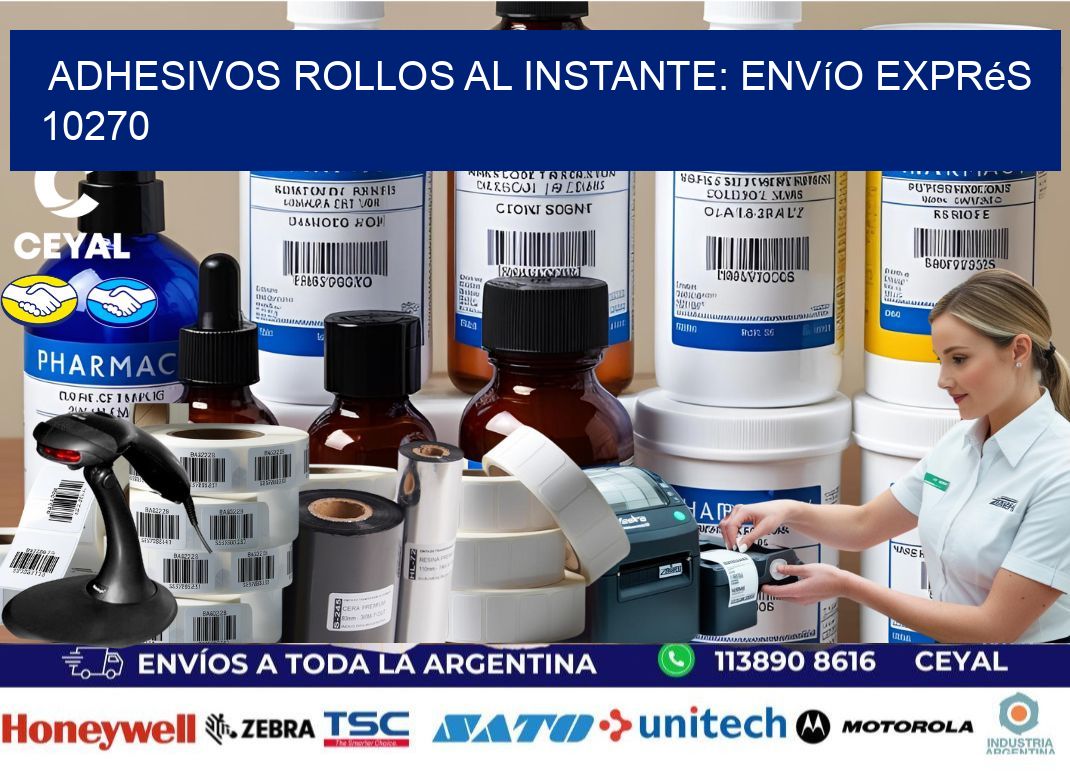 Adhesivos rollos al Instante: Envío Exprés 10270