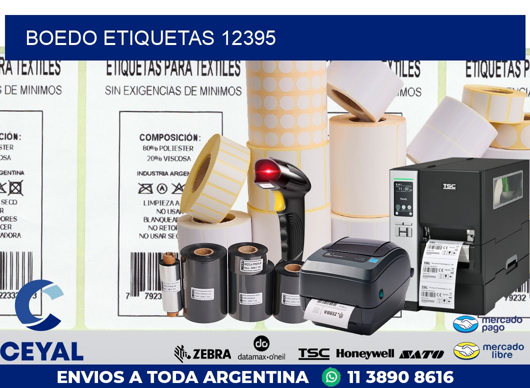 Boedo etiquetas 12395