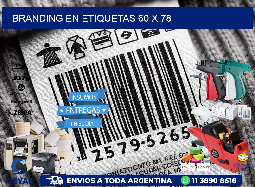 Branding en etiquetas 60 x 78