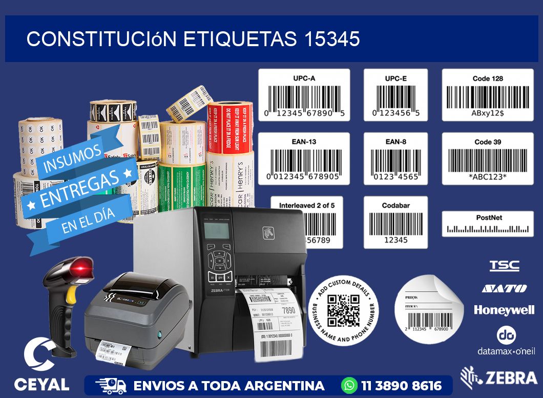 Constitución etiquetas 15345