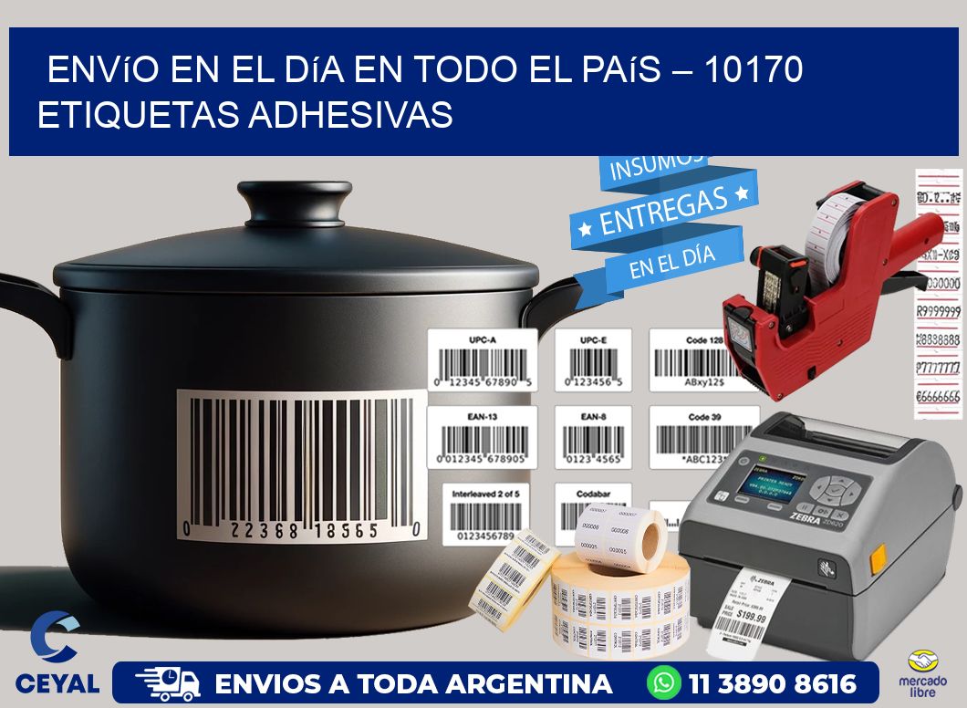 Envío en el Día en Todo el País – 10170 Etiquetas Adhesivas