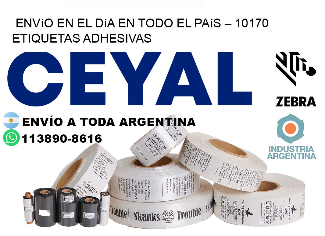 Envío en el Día en Todo el País – 10170 Etiquetas Adhesivas