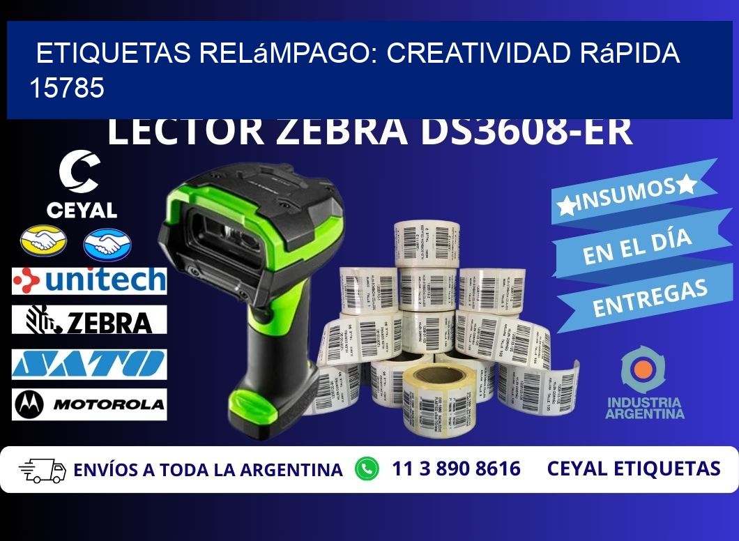Etiquetas Relámpago: Creatividad Rápida 15785