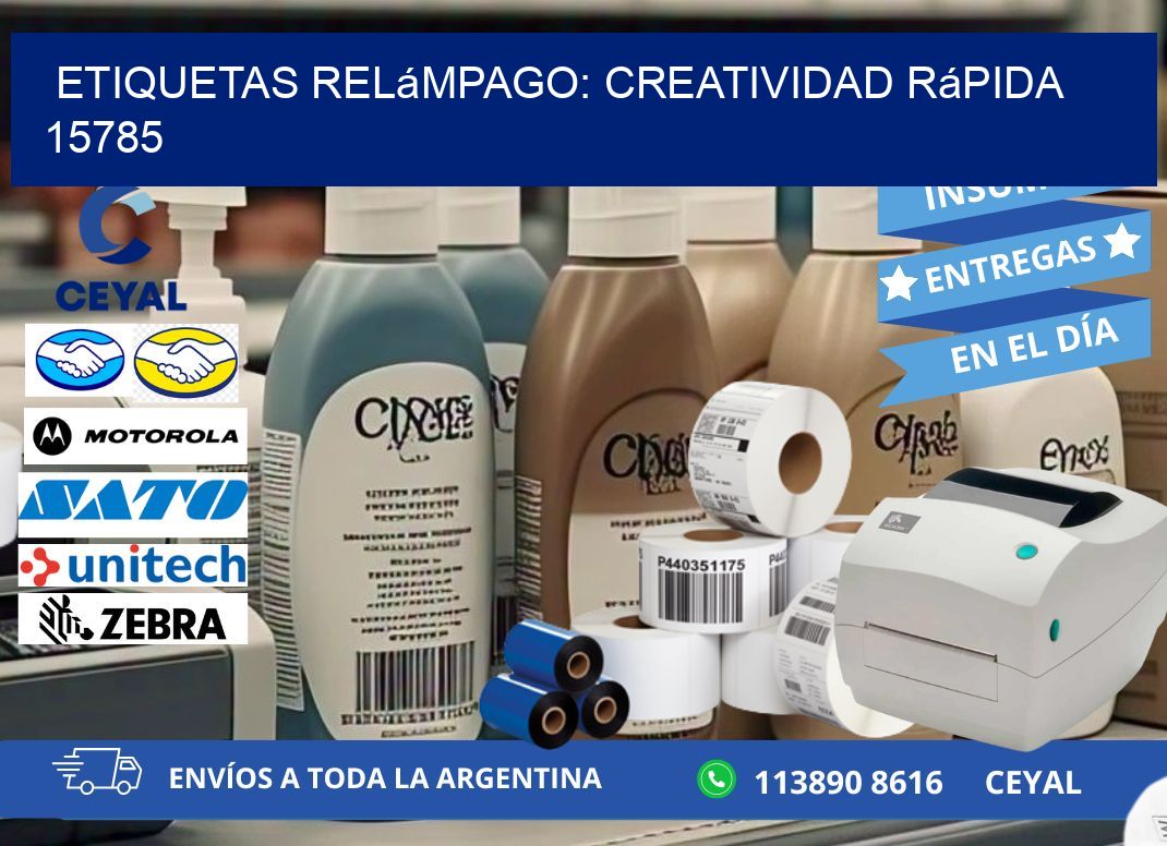 Etiquetas Relámpago: Creatividad Rápida 15785