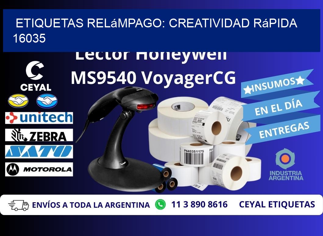 Etiquetas Relámpago: Creatividad Rápida 16035