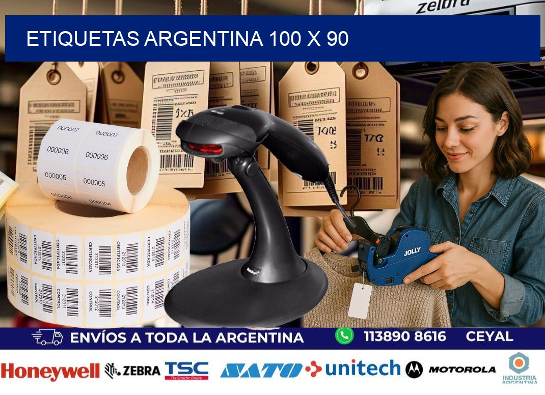 Etiquetas argentina 100 x 90