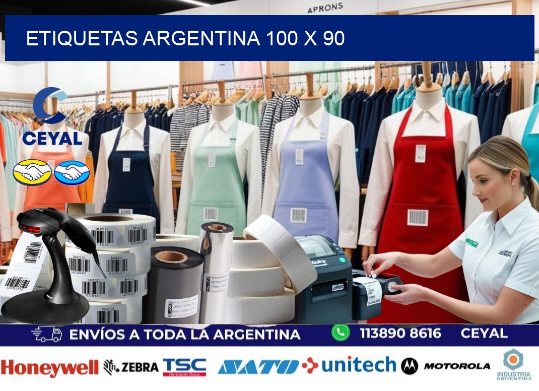 Etiquetas argentina 100 x 90