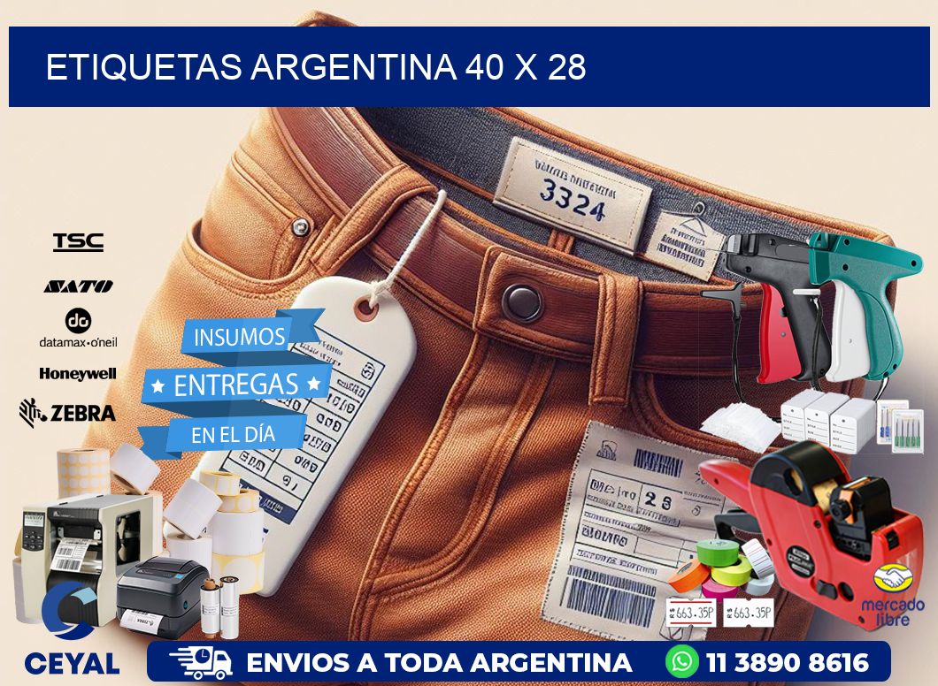 Etiquetas argentina 40 x 28