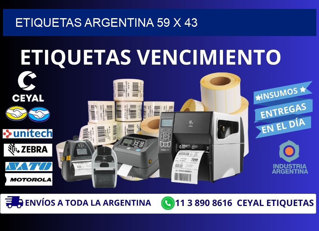 Etiquetas argentina 59 x 43