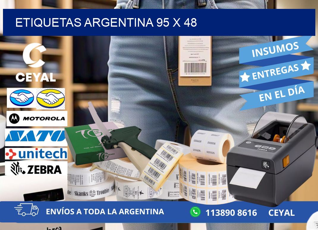 Etiquetas argentina 95 x 48