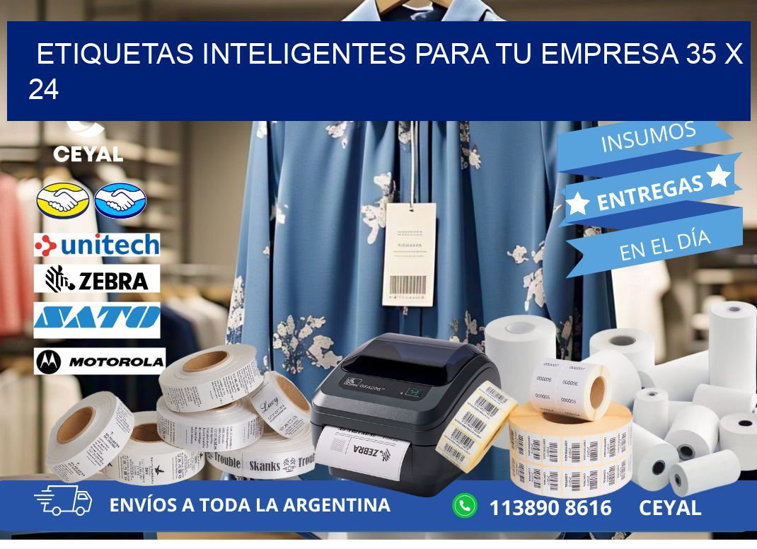 Etiquetas inteligentes para tu empresa 35 x 24
