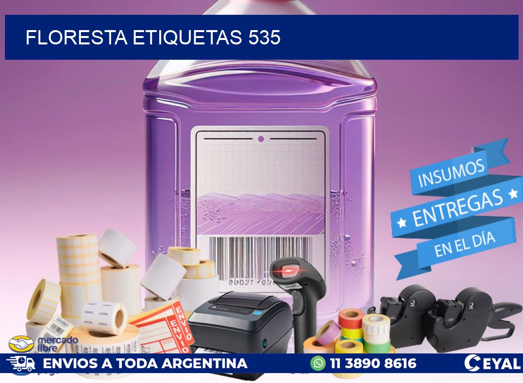 Floresta etiquetas 535