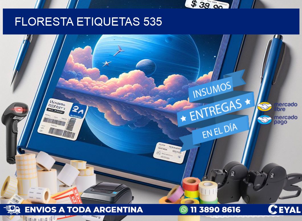 Floresta etiquetas 535