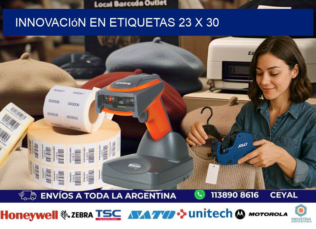 Innovación en etiquetas 23 x 30