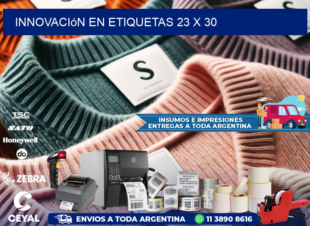 Innovación en etiquetas 23 x 30