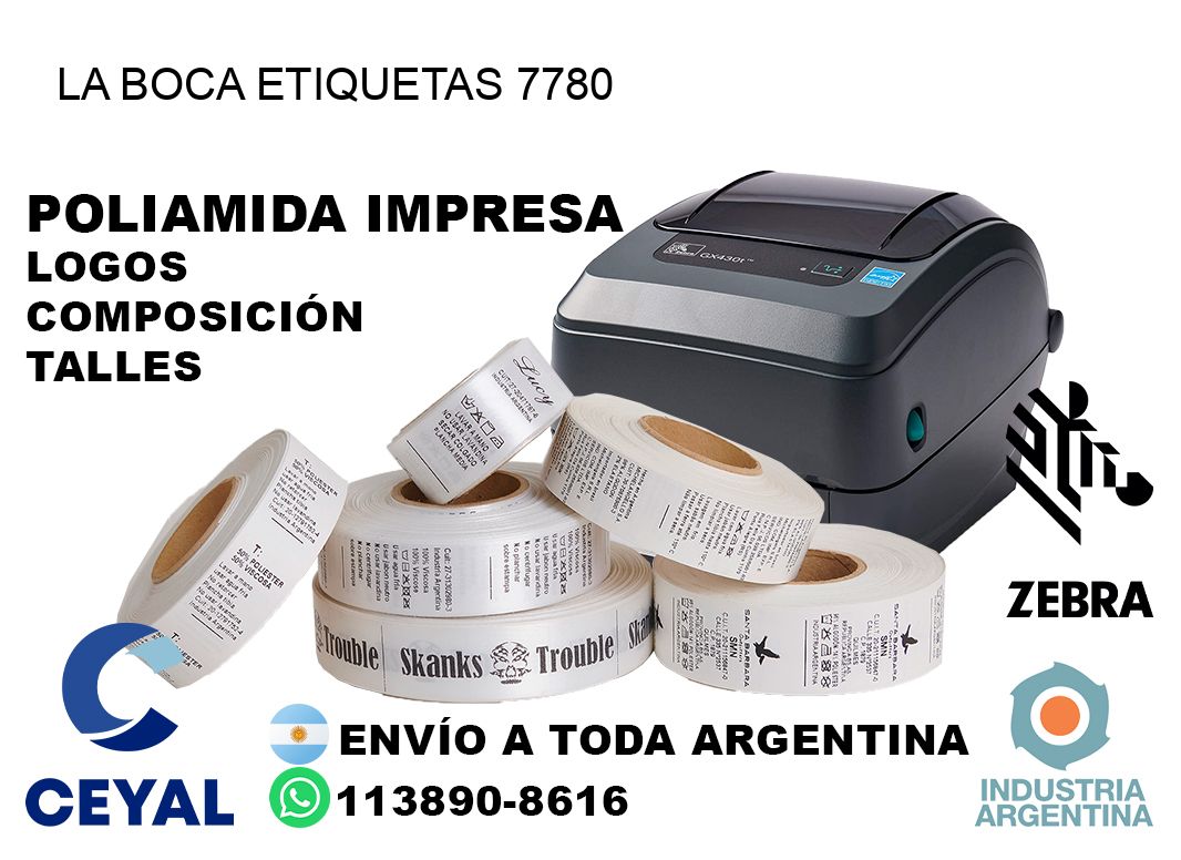 La Boca etiquetas 7780