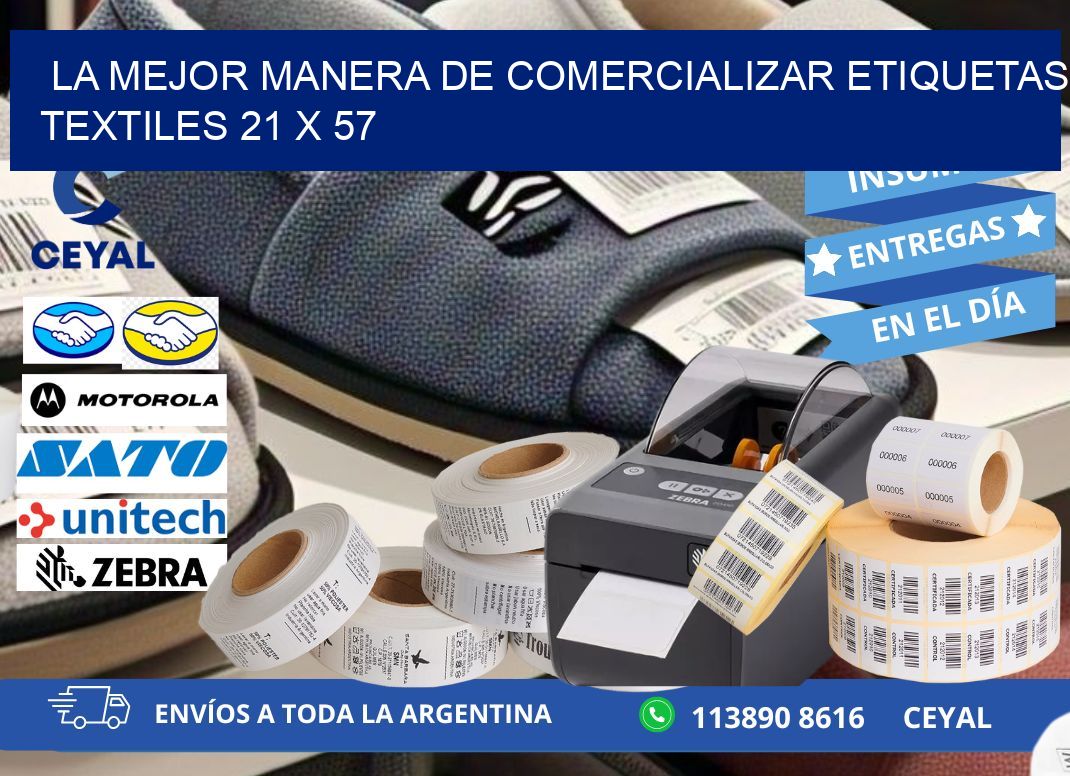 La Mejor Manera de Comercializar Etiquetas Textiles 21 x 57