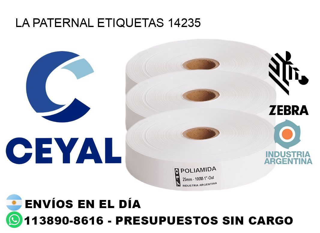 La Paternal etiquetas 14235