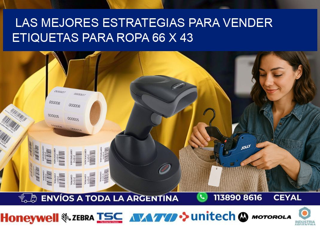 Las Mejores Estrategias para Vender Etiquetas para Ropa 66 x 43