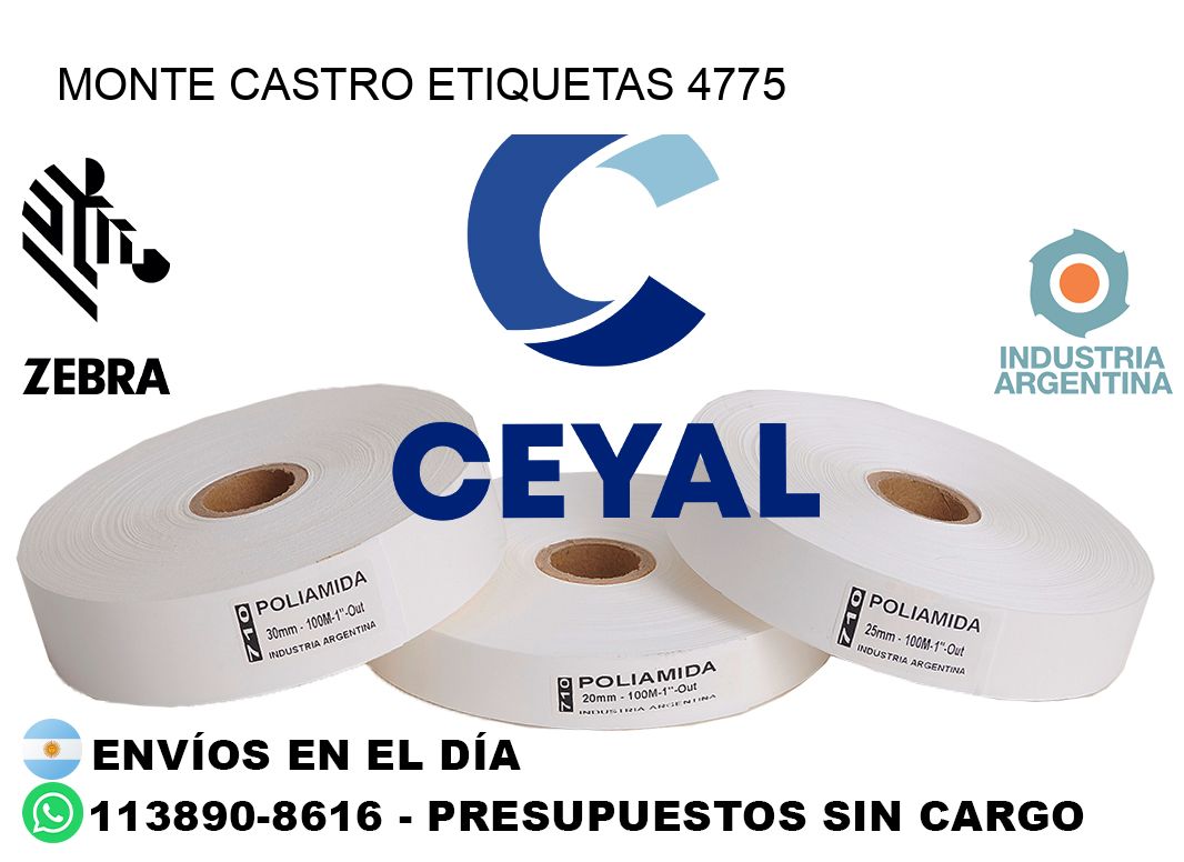 Monte Castro etiquetas 4775