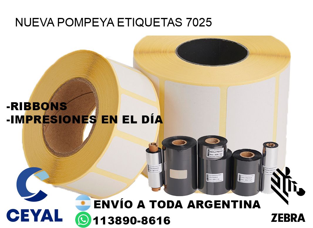 Nueva Pompeya etiquetas 7025