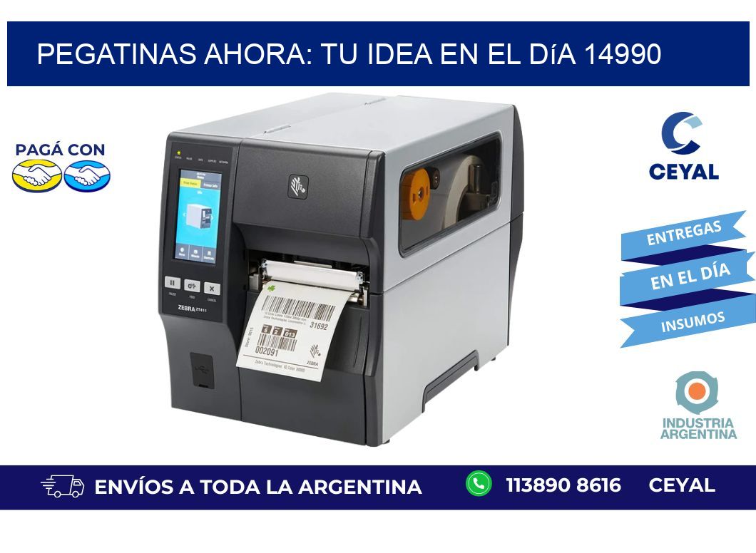 Pegatinas Ahora: Tu Idea en el Día 14990