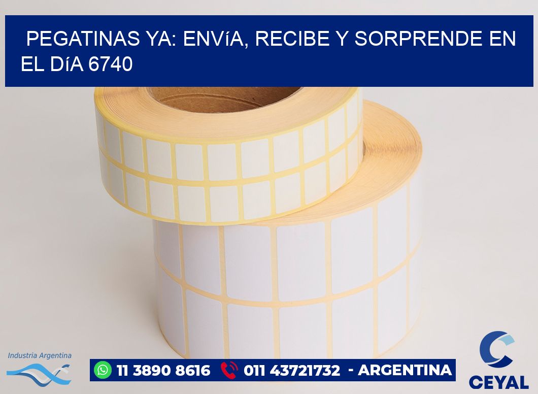 Pegatinas Ya: Envía, Recibe y Sorprende en el Día 6740