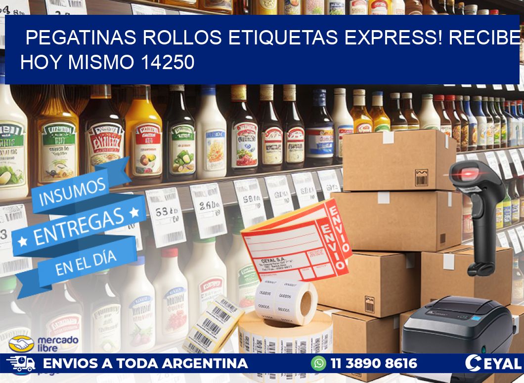 Pegatinas rollos etiquetas Express! Recibe Hoy Mismo 14250