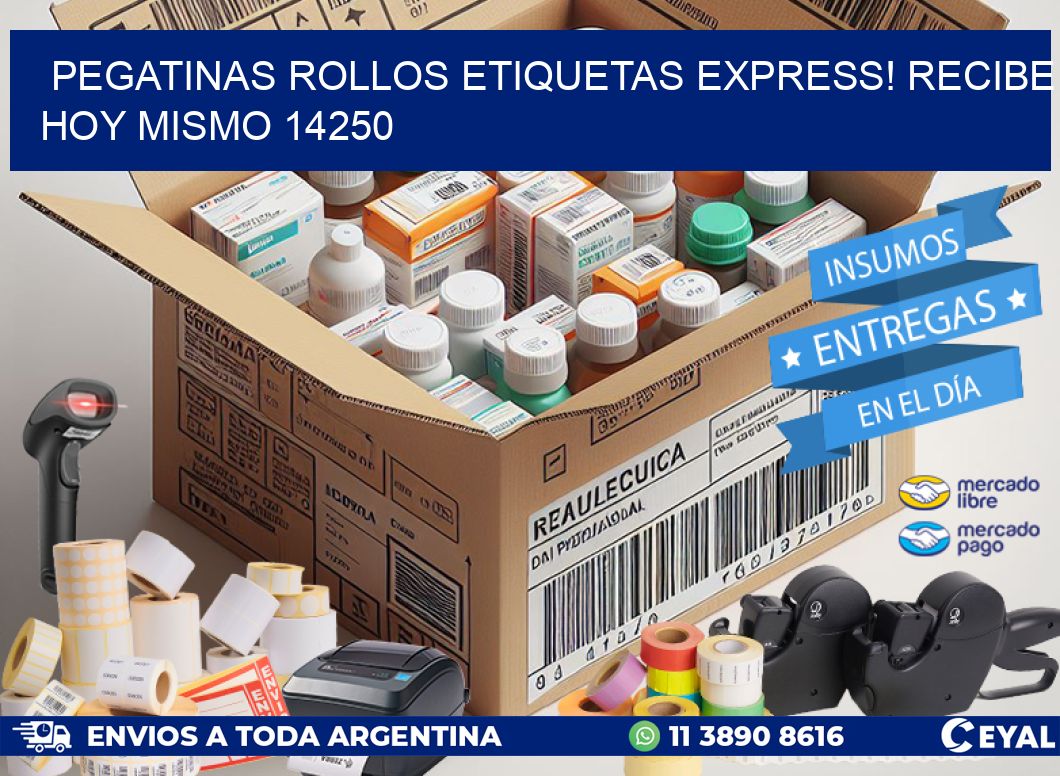 Pegatinas rollos etiquetas Express! Recibe Hoy Mismo 14250