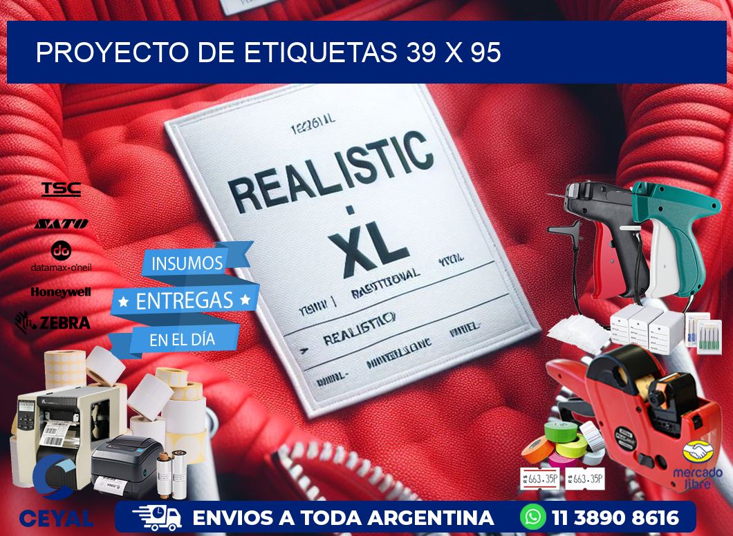 Proyecto de etiquetas 39 x 95