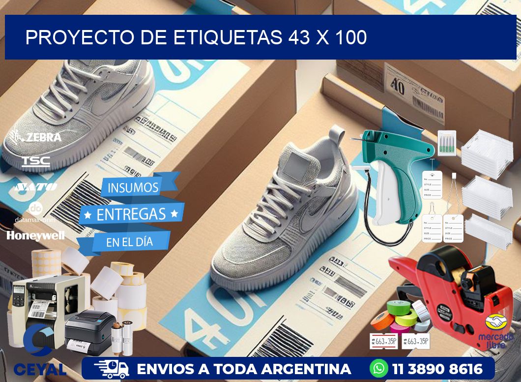 Proyecto de etiquetas 43 x 100