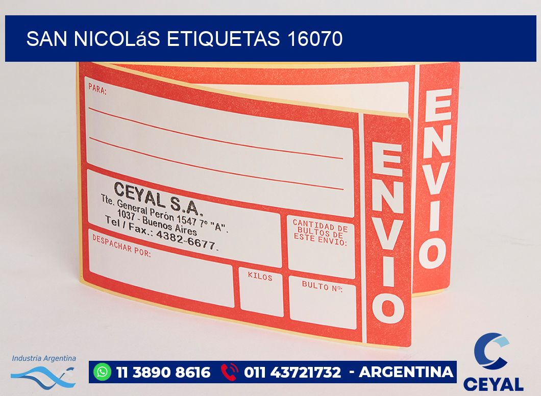 San Nicolás etiquetas 16070