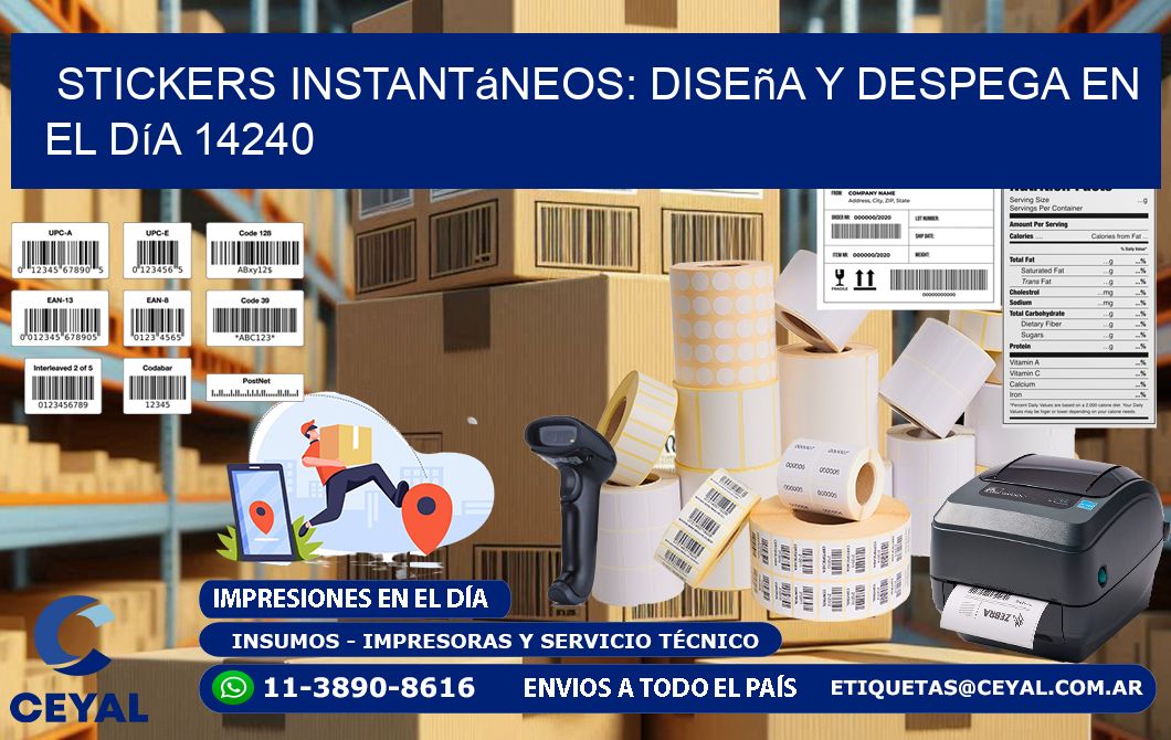 Stickers Instantáneos: Diseña y Despega en el Día 14240