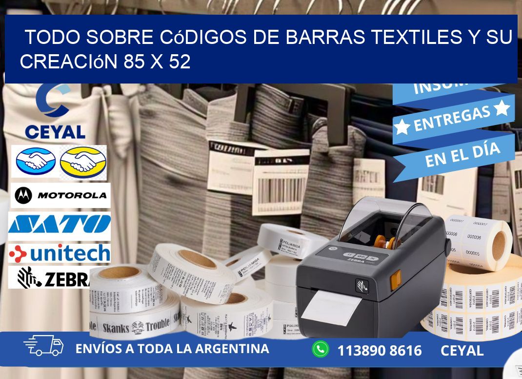 Todo sobre Códigos de Barras Textiles y su Creación 85 x 52