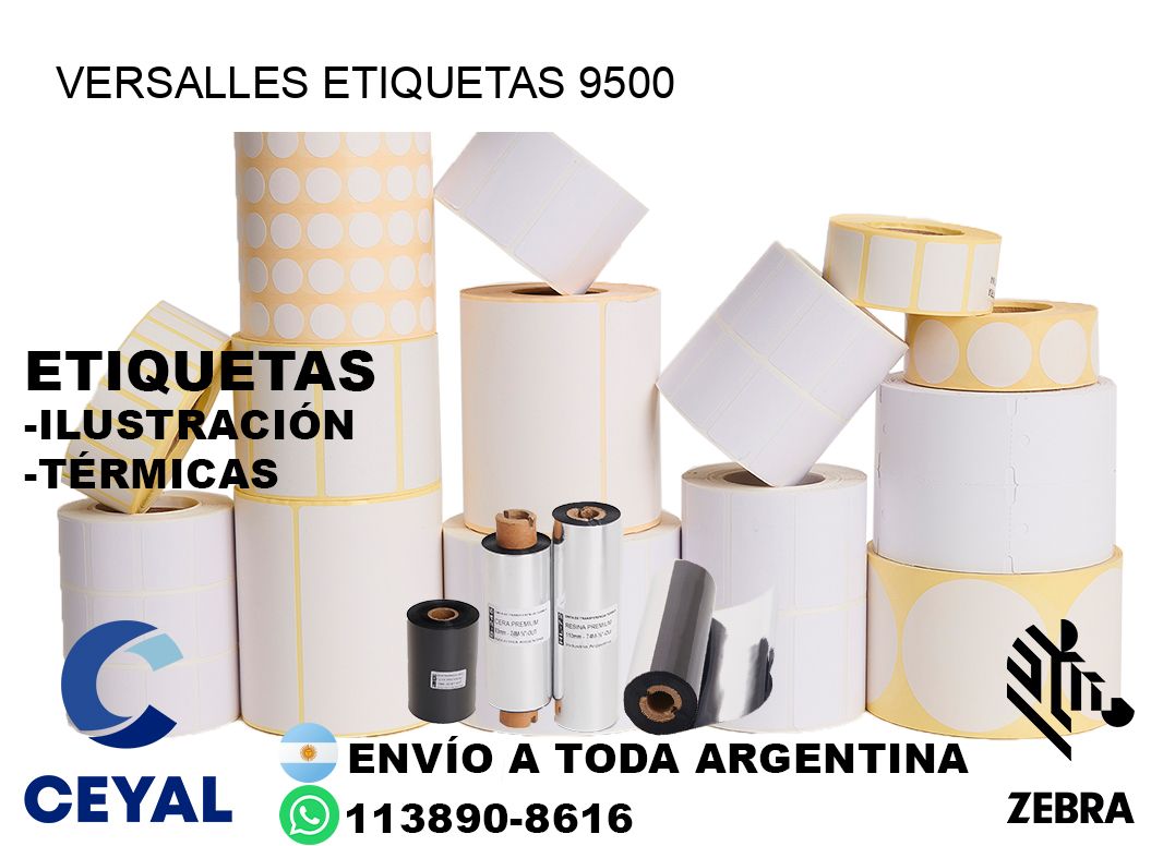 Versalles etiquetas 9500