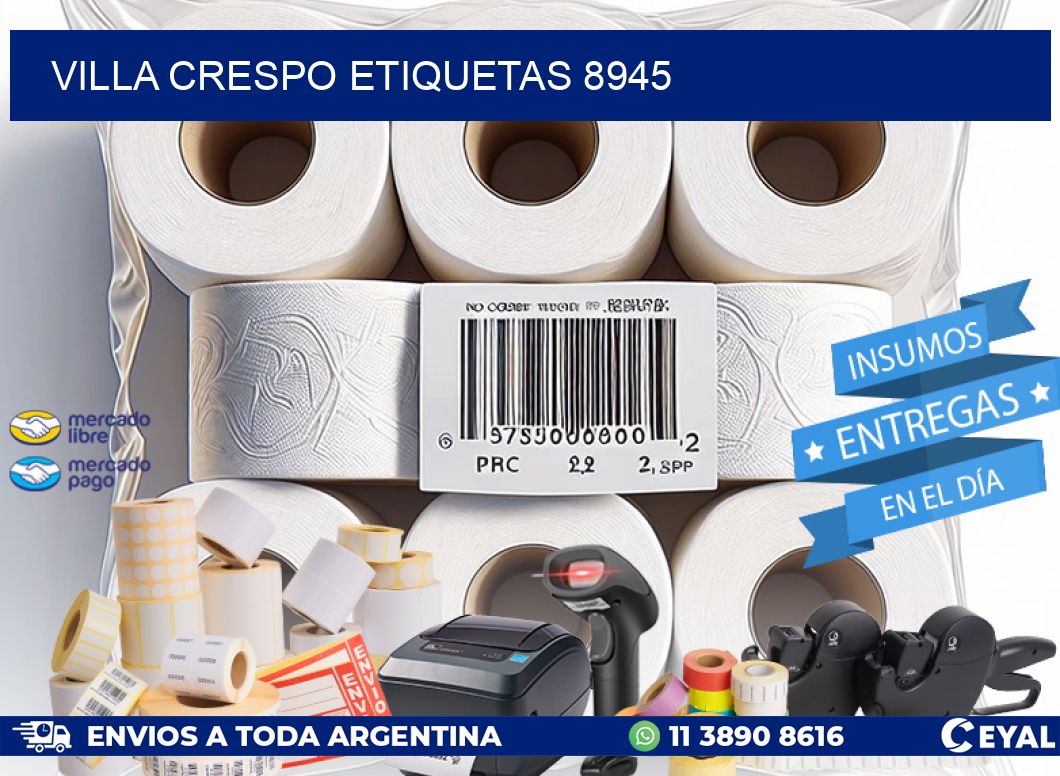 Villa Crespo etiquetas 8945