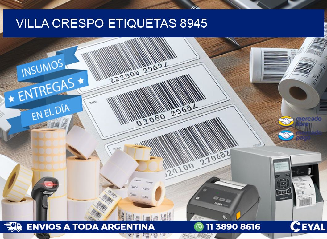 Villa Crespo etiquetas 8945