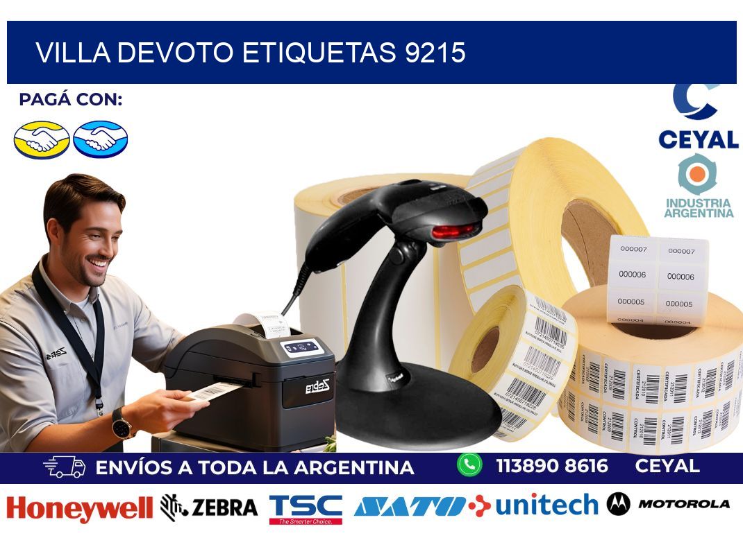 Villa Devoto etiquetas 9215