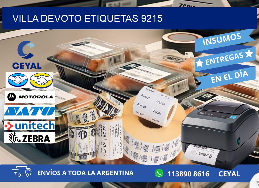 Villa Devoto etiquetas 9215