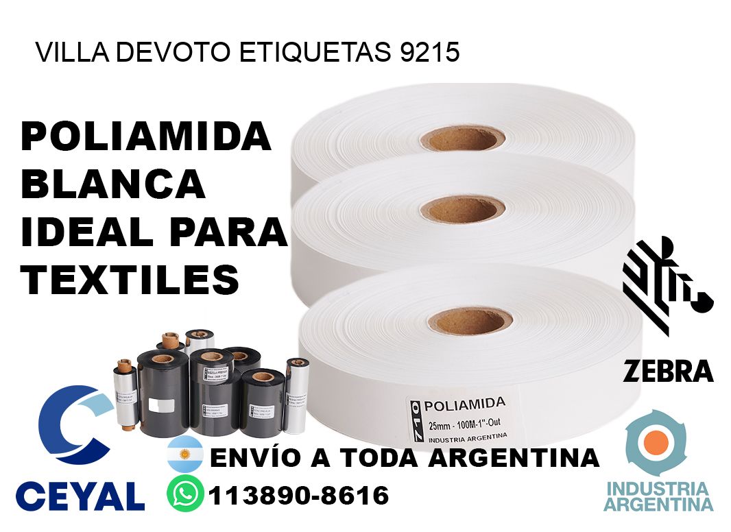 Villa Devoto etiquetas 9215