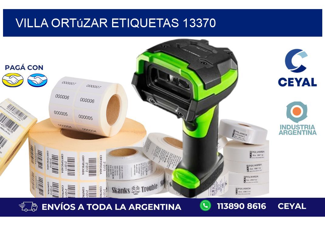 Villa Ortúzar etiquetas 13370