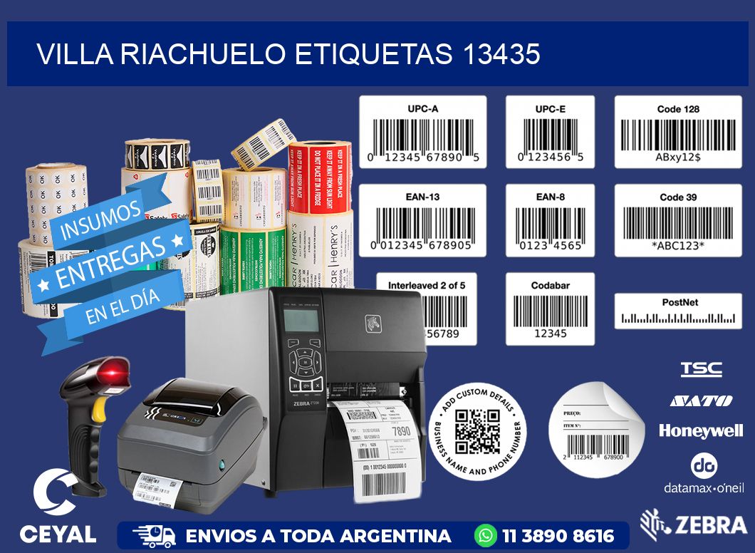 Villa Riachuelo etiquetas 13435